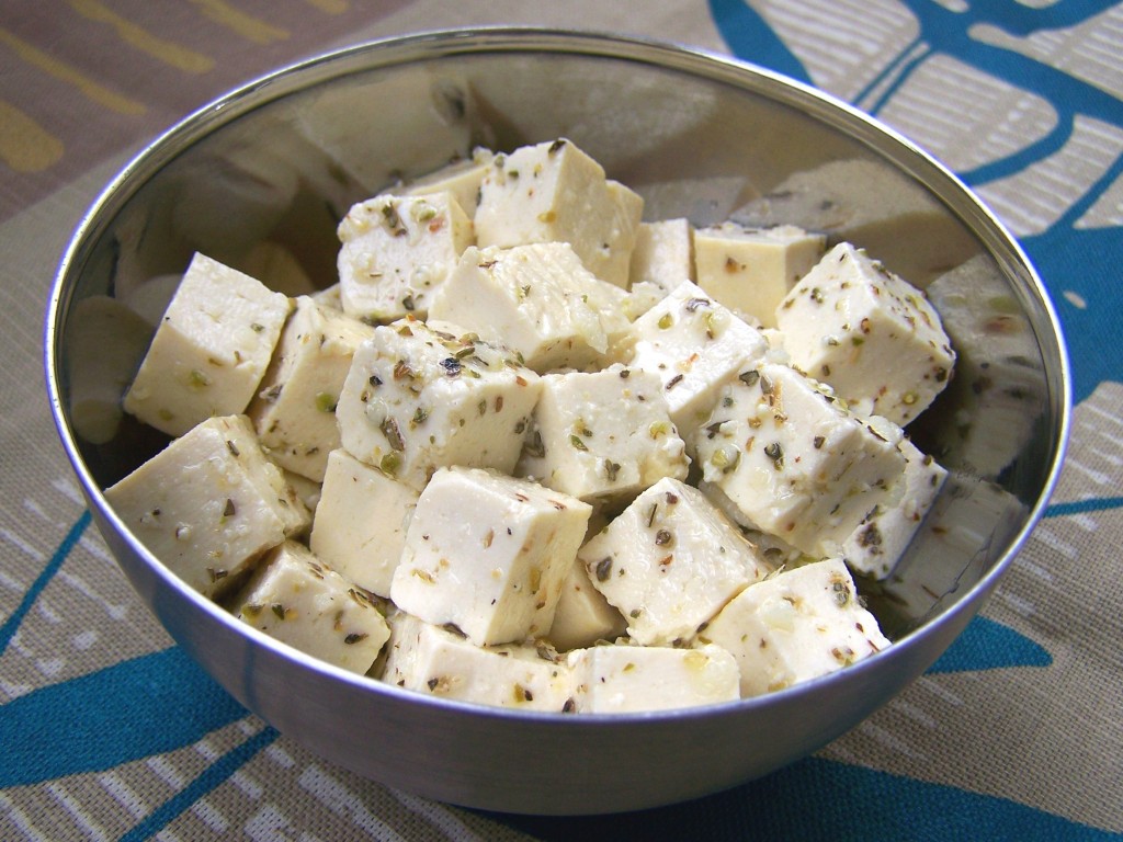 Tofu feta LowCarb Vegan