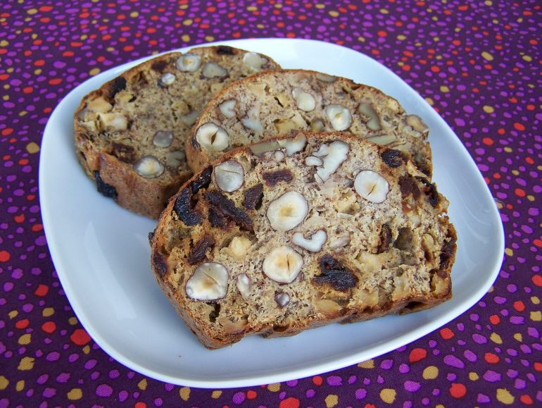 Low carb vegan nut bread